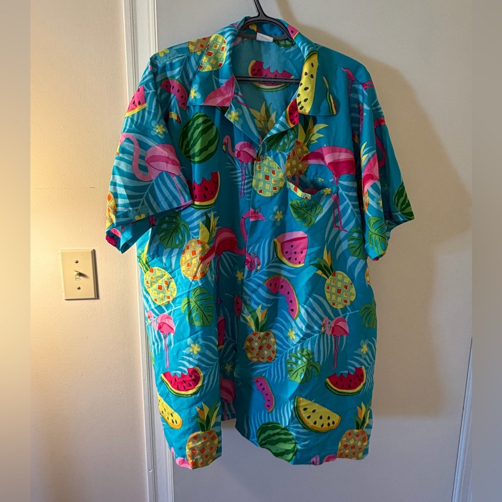King Kameha tropical button down size XXL